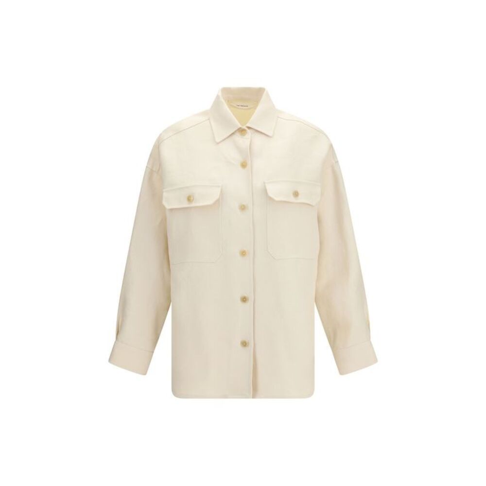 Umit Benan Beige Linen Women's Shirt